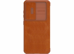 Nillkin Nillkin Qin Leather Pro Case Case pro Samsung Galaxy S23+ Kryt s Flip Camera Protector Brown