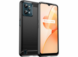 Hurtel Carbon Case pro Realme C31 flexibilní silikonové karbonové pouzdro černé