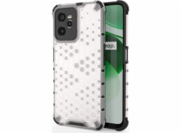 Hurtel Honeycomb case obrněný kryt s gelovým rámem Realme C35 transparent