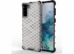 Hurtel Honeycomb case obrněný kryt s gelovým rámečkem pro Samsung Galaxy S21+ 5G (S21 Plus 5G) transparentní