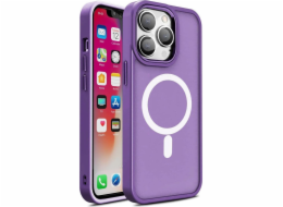 Hurtel Armored magnetické pouzdro iPhone 14 Plus MagSafe Color Matte Case - fialové