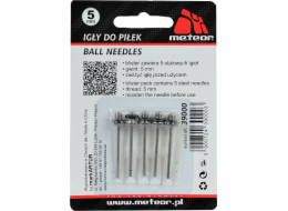 Meteor METEOR BALL NEEDLES 5mm /5ks/ 39000