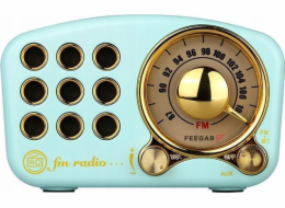 Rádio Feegar Feegar Retro kuchyňské rádio Bluetooth 4.2 Vintage