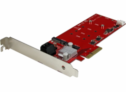 StarTech PCIe x4 řadič – 2x M.2 NGFF + 2x SATA III (PEXM2SAT3422)