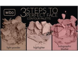 Wibo WIBO_3 Steps to Perfect Face Contour Palette Light 10g