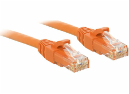 Lindy Patchcord Cat6, U/UTP, 2m, oranžový (48108)