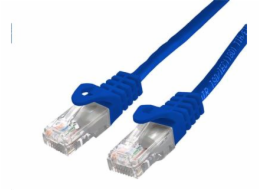 C-TECH kabel patchcord Cat6, UTP, modrý, 0,5m