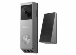 EZVIZ chytrá sada EP3X Pro/ Wi-Fi/ videotelefon/ bezdrátový zvonek/ rozlišení 2048x1296/ IP65/ stříbrný