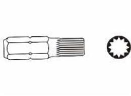 Hrot Jonnesway SPLINE XZN M5x75mm 6-úhelníkový 10mm D10M75M05A