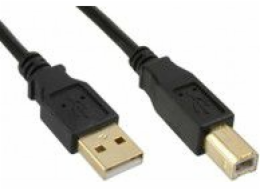 MicroConnect USB-A - USB-B USB kabel 5 m černý (USBAB5G)