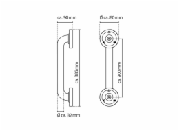 Rukojeť Ridder Sam S A00130110, 38,5 cm