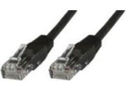 MicroConnect RJ-45/RJ-45 Cat.6 0,5 m černá (UTP6005S)