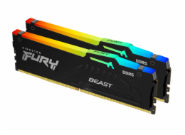 Kingston FURY Beast/DDR5/16GB/6000MHz/CL30/2x8GB/RGB/Black