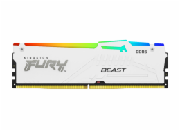 Kingston FURY Beast/DDR5/16GB/6000MHz/CL30/1x16GB/RGB/White