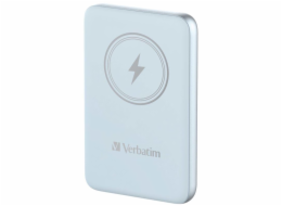 Verbatim magnetická bezdrátová powerbanka Charge &apos;n&apos; Go, 10000mAh, modrá