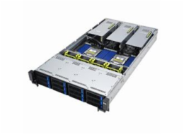 ASUS 2U server 2x SP5, 24x DDR5 ECC R, 24x 2,5NVMe/8xSATA/SAS, 2x 10Gb LAN, 2x 2600Wt, IPMI GPU