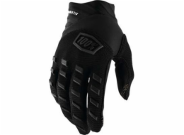 100% rukavice 100% Airmatic Youth Glove Black Charcoal Velikost L (délka ruky 160-170 mm) (nové)