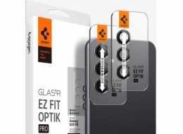 Spigen Glass tR EZ Fit Optik Pro Black 2 Pack - Samsung Galaxy S23 FE