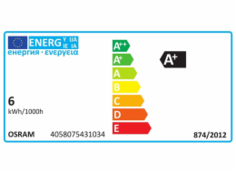 LED žárovka OSRAM, P45, E27, 5,5 W, 470 lm, 2700 K