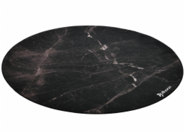 AROZZI Zona Floorpad Black Marble/ ochranná podložka na podlahu/ kulatá 121 cm průměr/ design černý mramor