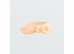 Kojenecká mušelínová čelenka New Baby Leny peach Vel.86 (12-18m)