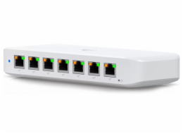 Ubiquiti Switch L2 UniFi USW-Ultra, 8-Port Gigabit, 7x PoE+-out, 1x PoE++ in, PoE budget 52W, s AC adaptérem