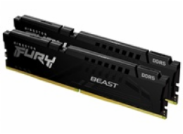 KINGSTON DIMM DDR5 32GB (Kit of 2) 6800MT/s CL34 ECC FURY Beast EXPO Černá