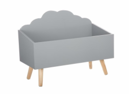 Dětský úložný box Atmosphera Cloud, šedý, 580x280x455 mm