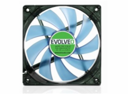 EVOLVEO 12L1BL ventilátor 120mm, 4 LED modrý, 3pin