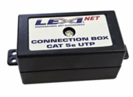 LEXI-Net Spojovací box MINI UTP Cat5E narážecí, černá