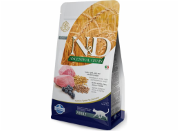 FARMINA N&D ANCESTRAL GRAIN CAT LAMB. SPELT. OATS AND BLUEBERRY ADULT 5kg