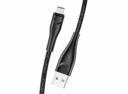 Usams USB-A - microUSB USB kabel 1 m černý (63791-uniw)