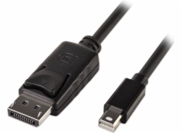 Lindy DisplayPort Mini – DisplayPort kabel 1m černý (41645)