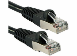 Lindy Patchcord Cat6A, S/FTP, LSOH, 2m, černý (47179)