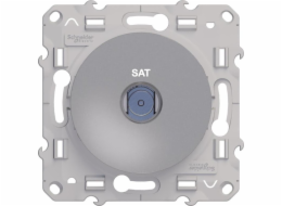 Schneider Electric Odace SAT hliníková anténní zásuvka S53D446