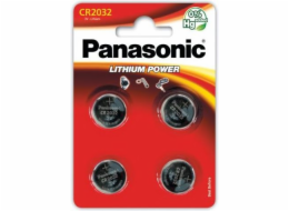 Baterie Panasonic Lithium Power CR2032 4 ks.