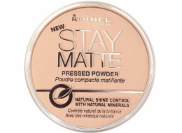 Rimmel Stay Matte Pressed Powder č. 001 transparentní 14g