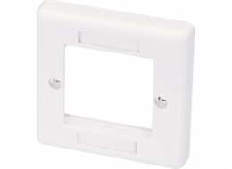 Lindy Single AV Face Plate pro GBtype single Pattress Box - 60541