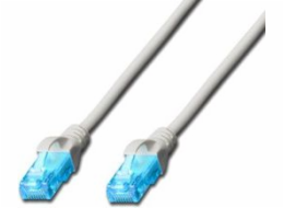 Propojovací kabel Digitus U/UTP 5e šedý 3m (DK-1512-030)