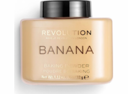 Makeup Revolution sypký prášek do pečiva banán, 32 g