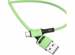 Usams USB-A – USB-C kabel USB 1 m zelený (69875-uniw)