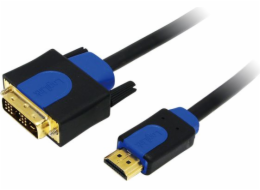 LogiLink HDMI - DVI-D kabel 1,8 m modrý (CHB3102)