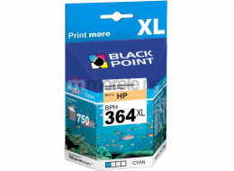 Inkoust Black Point BPH364XLC / CB323EE č. 364XL (azurová)