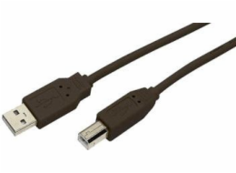 MediaRange USB-A - USB-B USB kabel 3 m černý (MRCS103)