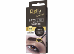 Delia Eyebrow Expert Pomáda na obočí Tmavě hnědá