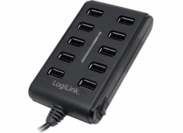 LogiLink USB HUB 10x USB-A 2.0 (UA0125)