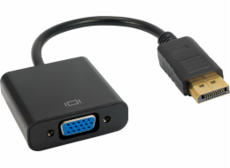 Akyga DisplayPort - D-Sub (VGA) AV adaptér černý (AK-AD-36)