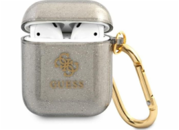 Guess Ochranné pouzdro GUA2UCG4GK Glitter Collection pro AirPods 1/2 šedé