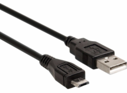 Maclean USB-A - microUSB kabel 1,5 m černý (MCTV-758)