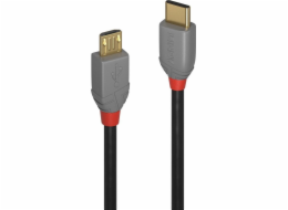 Lindy USB-C - microUSB kabel 0,5 m černý (36890)